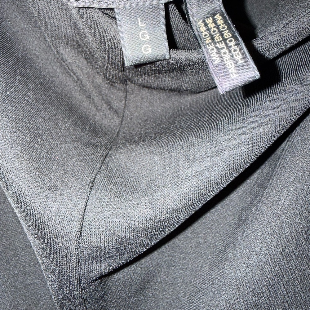 Donna Karan Black Wide Leg Pants - Picture 5 of 5